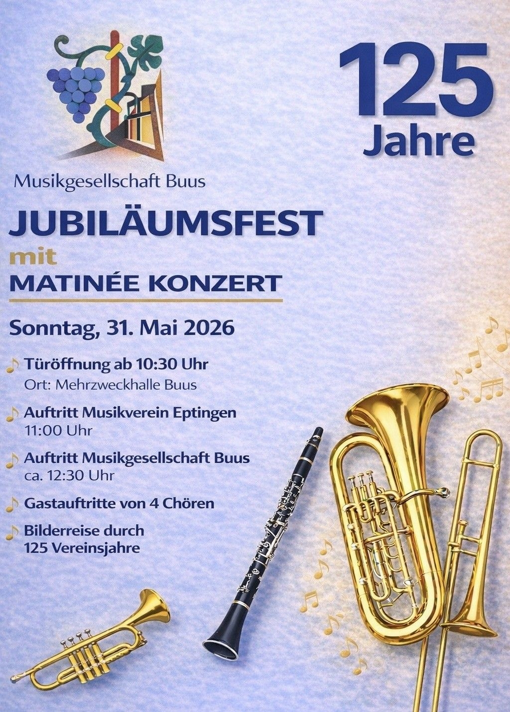 Einladung Flyer Jubiläumsanlass